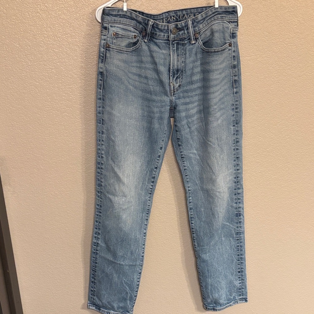 American Eagle Outfitters Light Blue Straight Jeans